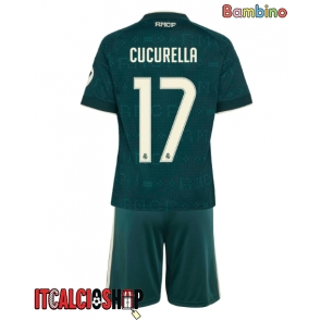 Real Madrid Marc Cucurella #17 Seconda Maglia Bambino 2026-27 Manica Corta (+ Pantaloni corti)